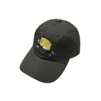 【 OSB × LONG SET 】LSD-084 "OINARI-KUN" COTTON TWILL CAP ( VINTAGE BLACK )