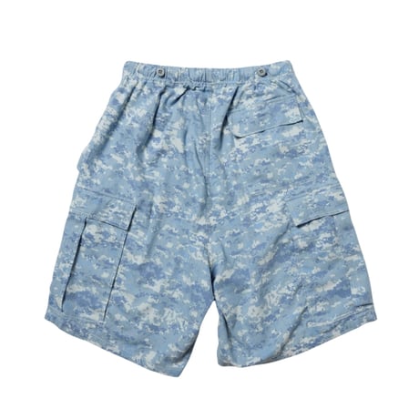 【 IMPRESTORE 】Randy - Digital Camo Easy Shorts ( INDIGO BLUE )
