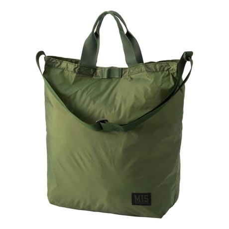 【 MIS 】RIPSTOP NYLON CARRYING BAG ( OLIVE )