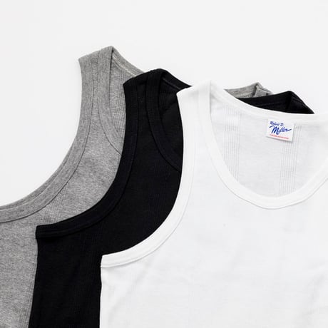 【 Robert P. Miller 】Panel Rib Tanktop ( 全4色 )