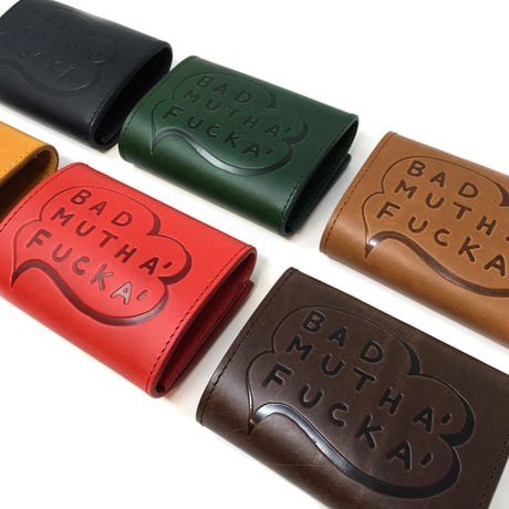 【 SCUMBOY × LONG SET 】LSD-051 "BAD MUTHA' FUCKA'" LEATHER CLUB WALLET & CHAIN SET ( 全6色 )