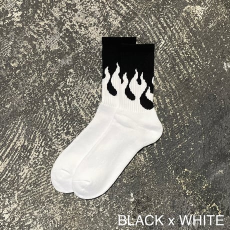 【 TONNY SOCKS 】FLAMES PILE SOCKS ( 全9色 )