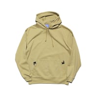 【 SCUMBOY × LONG SET 】LSD-058 "FAMILY" PULLOVER HOODIE ( SAND KHAKI )