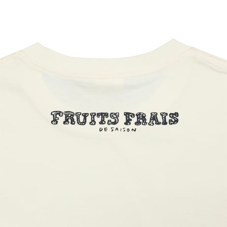 【 Moloch × Tsutomu Date 】FRUITS FRAIS Tee ( NATURAL )
