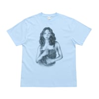 【 stacks bookstore × Moloch 】“Goth” Tee ( SKY BLUE )