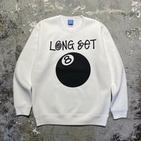 【 LONG SET ORIGINAL 】LSD-121 LONG SET 12th ANNIV. CREWNECK SWEAT ( WHITE )
