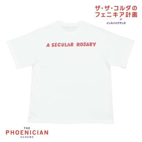 【 Moloch × Tsutomu Date 】A SECULAR ROSARY Tee ( WHITE )