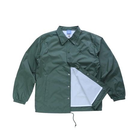 【 Moloch × LONG SET 】“Manuscript” Coach Jacket ( FOREST GREEN )