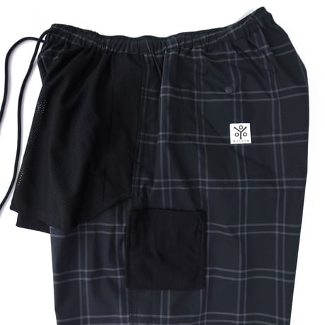 【 Moloch 】Youth Shorts ( BLACK CHECK )