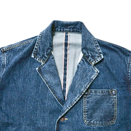 【 IMPRESTORE 】Emmett Brown - Tailored Jacket ( BLUE DENIM VINTAGE WASH )