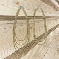 【 INDIAN JEWELRY 】NAVAJO PEARL NECKLACE ( K14GF )