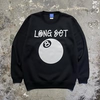【 LONG SET ORIGINAL 】LSD-121 LONG SET 12th ANNIV. CREWNECK SWEAT ( BLACK )