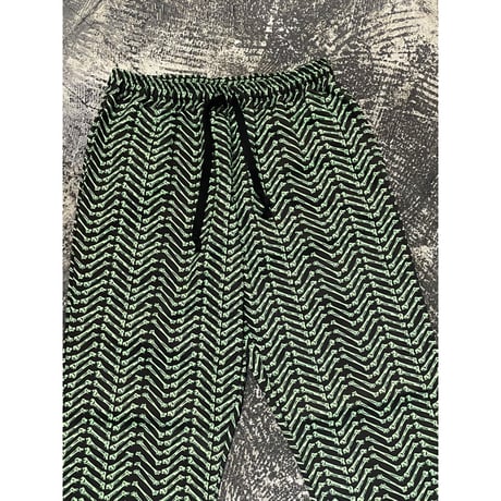 【 LIFE’S A BEACH 】“BONES” PANTS ( BLACK × GREEN )