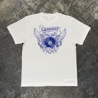 【 LONG SET ORIGINAL 】LSD-135 "TWO HEADED SWALLOW" S/S T-SHIRT ( WHITE )