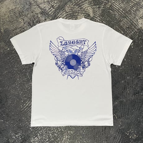 【 LONG SET ORIGINAL 】LSD-135 "TWO HEADED SWALLOW" S/S T-SHIRT ( WHITE )