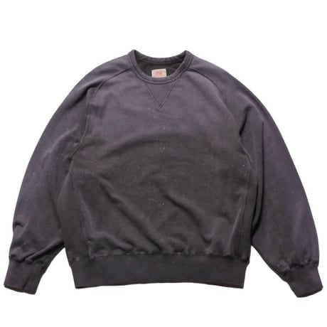 【 IMPRESTORE 】Martha - Paint Splattered Freedom Sweat ( FADED GRAY PURPLE )