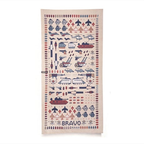 【 BRAVO × BEECH BRAND 】BEACH TOWEL ( WAR RUG )