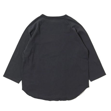 【 WALLA WALLA SPORT 】3/4 BASEBALL TEE ( USED BLACK )