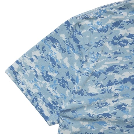 【 IMPRESTORE 】Shy Guy - Digital Camo T-shirt ( INDIGO BLUE )