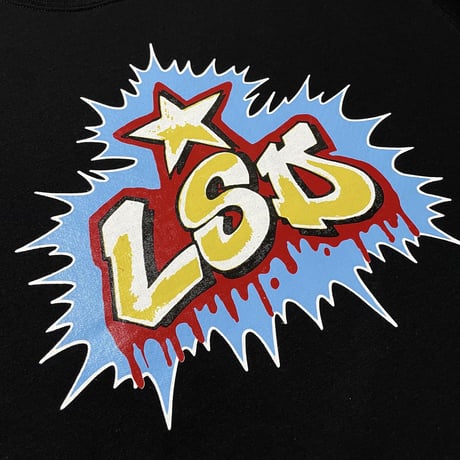 【 LONG SET ORIGINAL 】LSD-068 "DOWN BY LAW" C/N SWEAT ( BLACK )