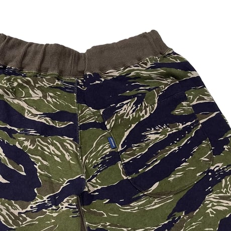 【 LONG SET ORIGINAL 】LSD-082 TIGER STRIPE PILE SWEATSHORT