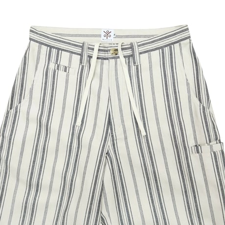 【 Moloch 】Swollen Shorts II ( NATURAL STRIPE )
