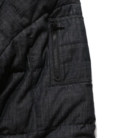 【 IMPRESTORE 】Shelly - Denim Down Jacket ( BLACK )
