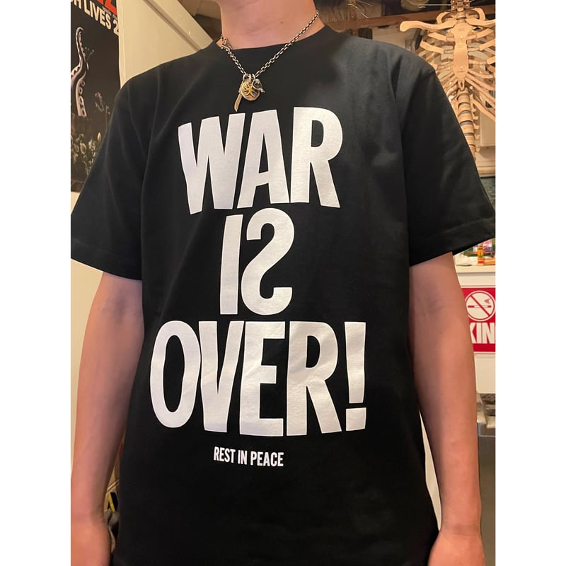 war is over tシャツ Classic War is Over John Lennon T Shirt