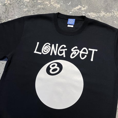 【 LONG SET ORIGINAL 】LSD-121 LONG SET 12th ANNIV. CREWNECK SWEAT ( BLACK )