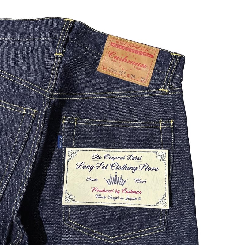 Cushman for LONG SET 】Classic 5-Pocket Denim