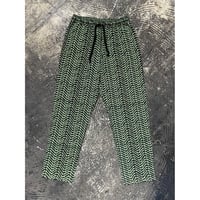 【 LIFE’S A BEACH 】“BONES” PANTS ( BLACK × GREEN )
