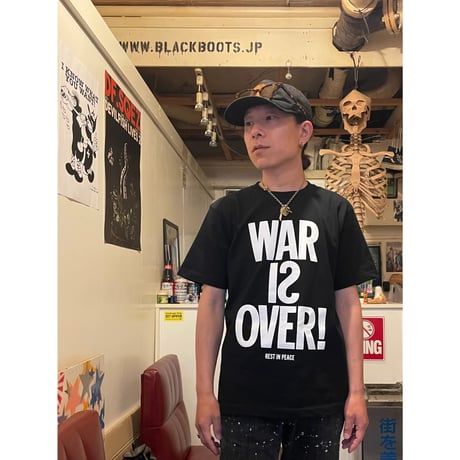 【 LONG SET ORIGINAL 】“WAR IS OVER” S/S T-SHIRT ( 全2色 )