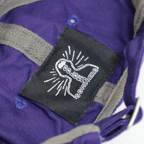 【 GOLDEN SOMBRERO 】Hood CAP Designed by Yachiyo Katsuyama ( VIOLET )