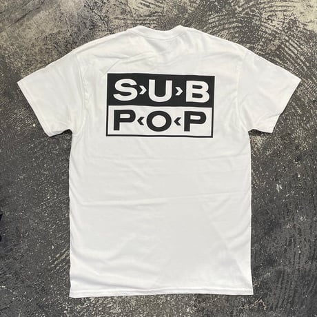 【 SUB POP RECORDS 】“LOSER” S/S T-SHIRT ( WHITE )