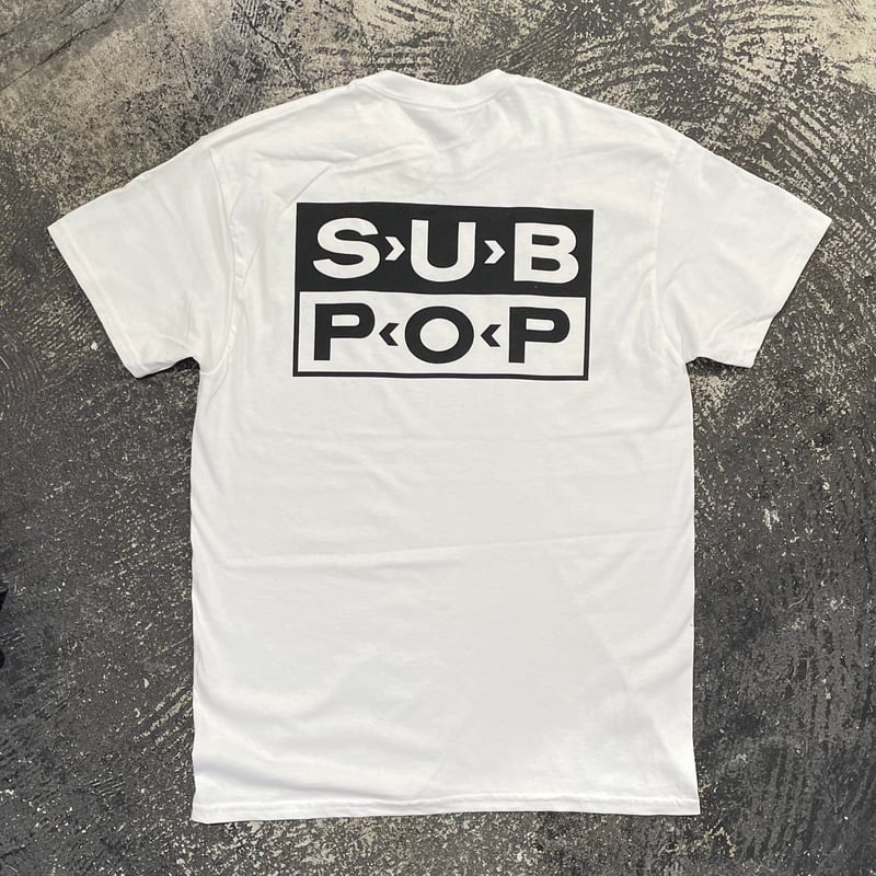 SUB POP RECORDS 】“LOSER” S/S T-SHIRT ( WHITE