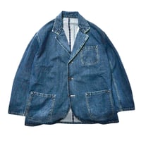 【 IMPRESTORE 】Emmett Brown - Tailored Jacket ( BLUE DENIM VINTAGE WASH )