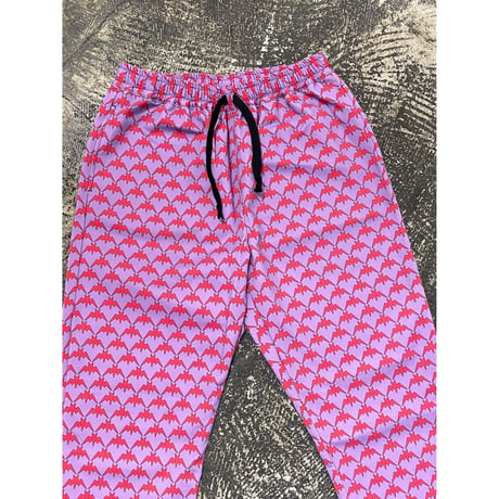 【 LIFE’S A BEACH 】“BAT” PANTS ( PURPLE × RED )