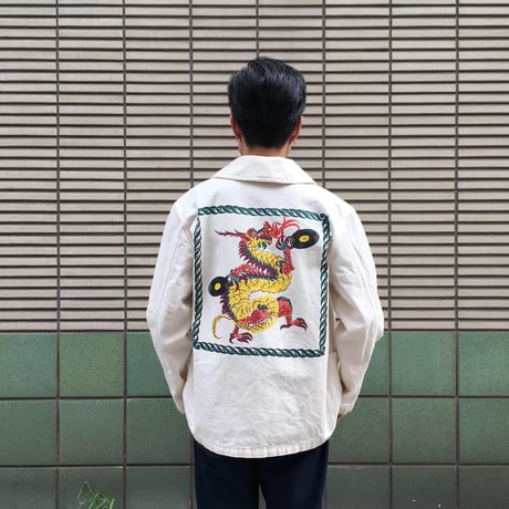 【 CUSHMAN × LONG SET 】LSD-034 "CHINA DRAGON" COVERALL