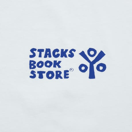 【 stacks bookstore × Moloch 】“Goth” Tee ( WHITE )