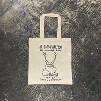 【 DANIEL JOHNSTON 】HI HOW ARE YOU CARRY ALL BAG ( NATURAL )