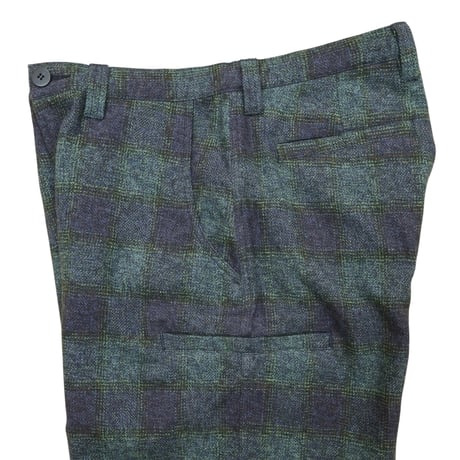 【 Moloch 】Swollen Shorts II ( NAVY CHECK )