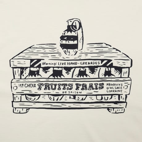 【 Moloch × Tsutomu Date 】FRUITS FRAIS Tee ( NATURAL )