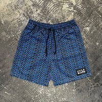 【 LIFE’S A BEACH 】“BONES” SHORTS ( BLACK × BLUE )