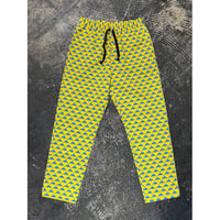 【 LIFE’S A BEACH 】“BAT” PANTS ( YELLOW × BLUE )