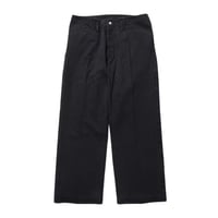 【 IMPRESTORE 】DOC - Center Crease Frisco Pants ( BLACK DENIM VINTAGE WASH )