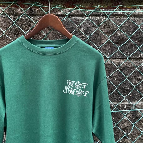 【 HOT SHOT TATTOO PARLOR × LONG SET 】”BATTLE ROYALE” L/S T-SHIRT ( GREEN / 当店限定カラー )