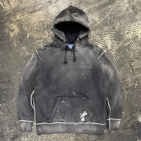 【 LONG SET ORIGINAL 】LSD-125 CAN’T BE FADED P/O HOODIE ( SUN-FADED BLACK )