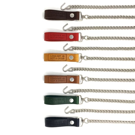 【 LONG SET ORIGINAL 】LSD-047 "NOT A CRIME" WALLET CHAIN ( 全6色 )
