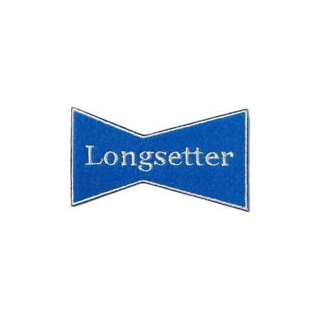 【 LONG SET ORIGINAL 】LSD-077 BUNNY’S BOW-TIE FELT PATCH ( BLUE )