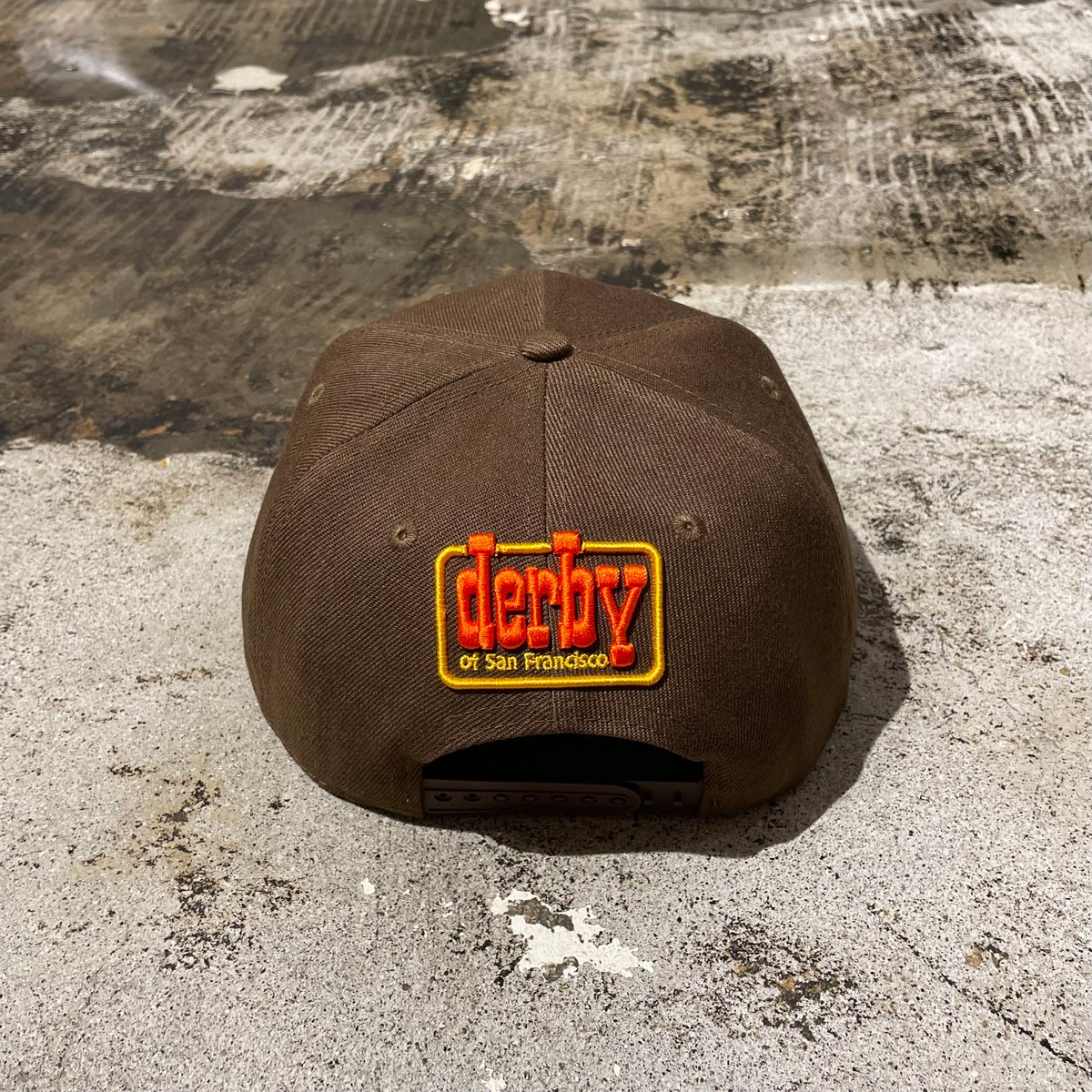 【 derby of San Francisco 】RETRO SNAPBACK ( BROWN )